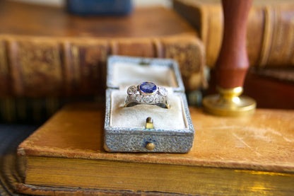 Early 1900s "unheated" sapphire ring