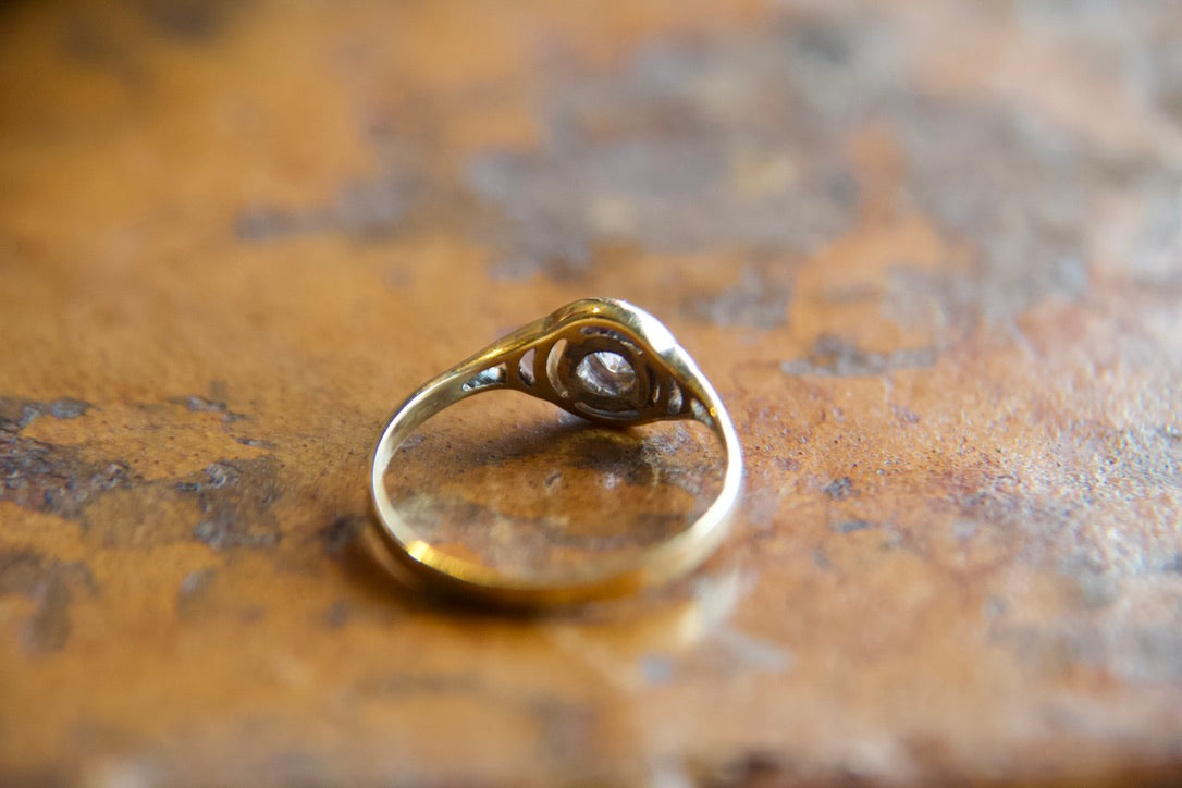 Early 20th-century diamond ring