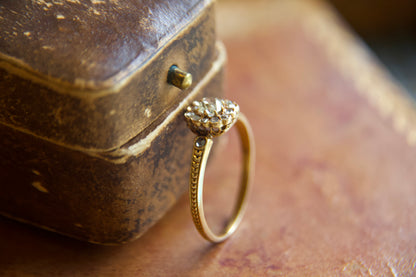Very fine 19th-century daisy ring