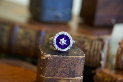 Anello anni 50 "Notte Stellata"