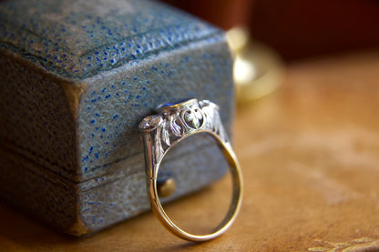 Early 1900s "unheated" sapphire ring