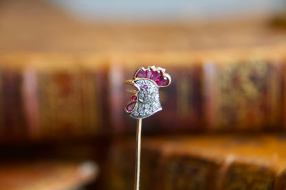 Cockerel brooch early 20th century