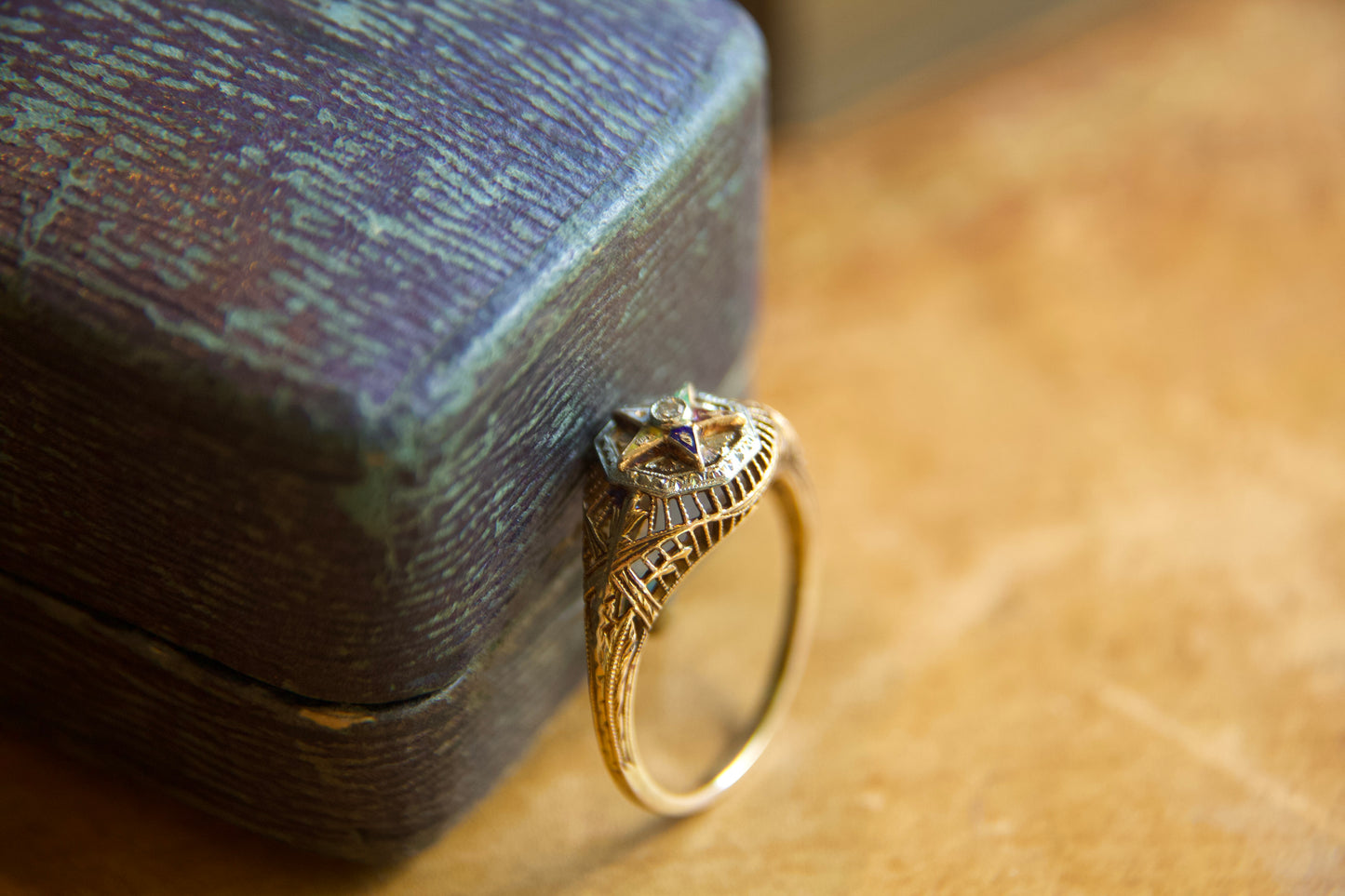 American ring from the 40s with incredible craftsmanship