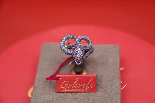 Anello serpente "Scultura"