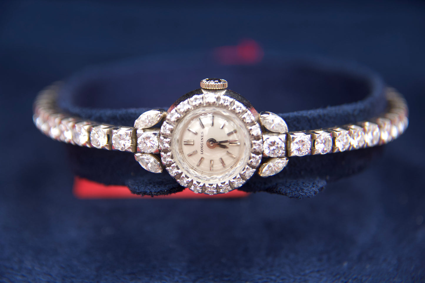 Orologio gioiello  "Longines" Vintage con diamanti