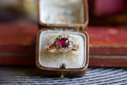 Anello Vittoriano con tormalina