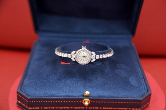 Orologio gioiello  "Longines" Vintage con diamanti