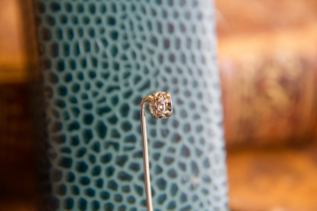 Art Nouveau solitaire hatpin