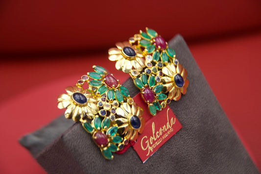 Orecchini a clip tutti frutti Vintage