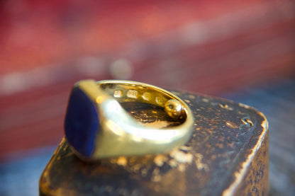 Anello chevalier lapis 1885