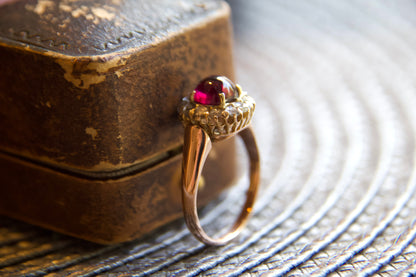 Anello Vittoriano con tormalina