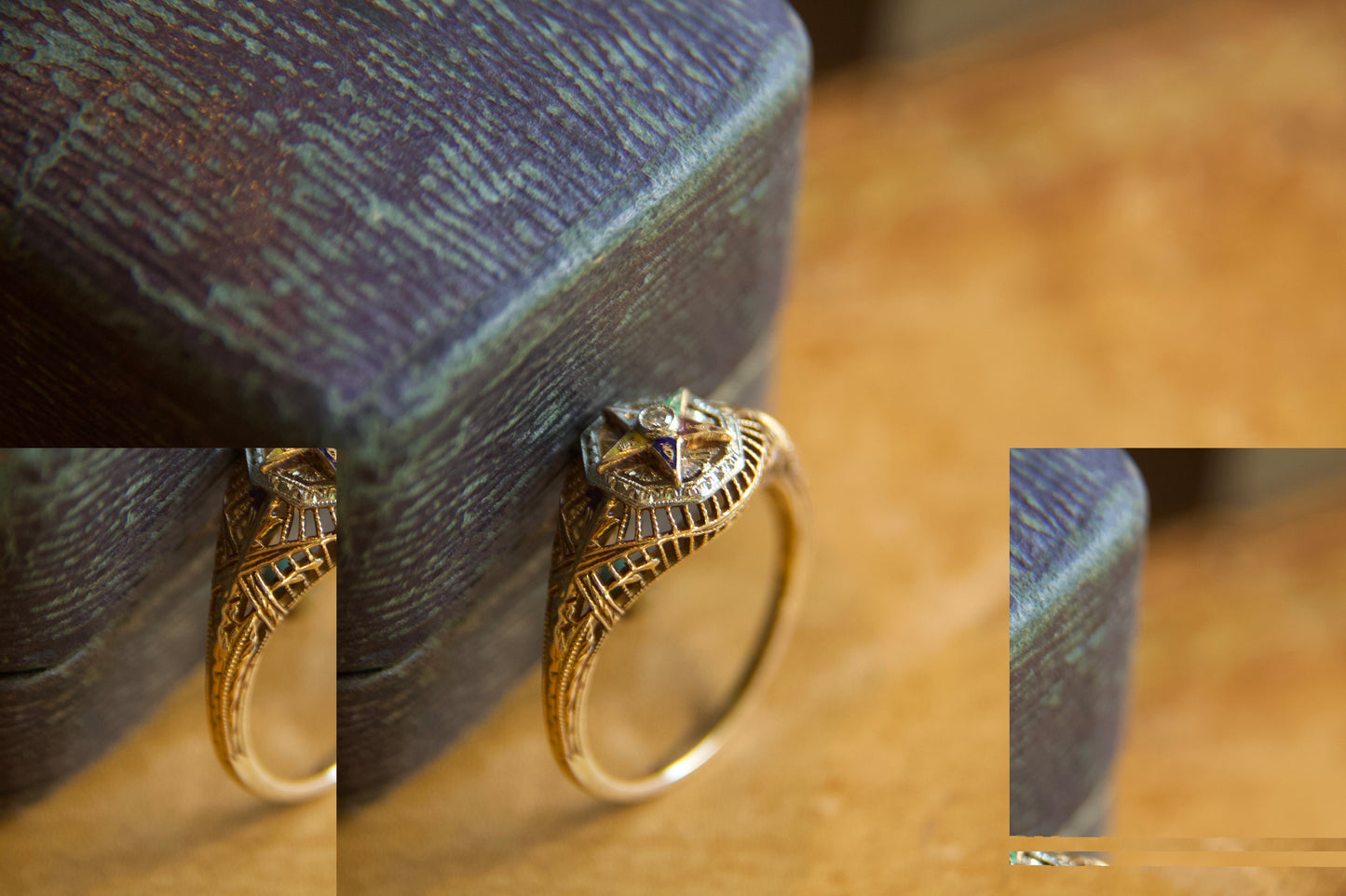 American ring from the 40s with incredible craftsmanship