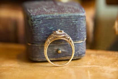 American ring from the 40s with incredible craftsmanship