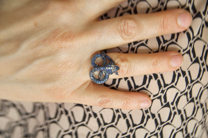 "Sculpture" Snake Ring