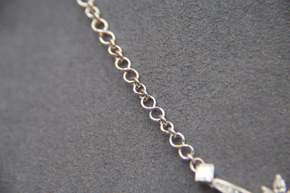 Fancy diamond necklace