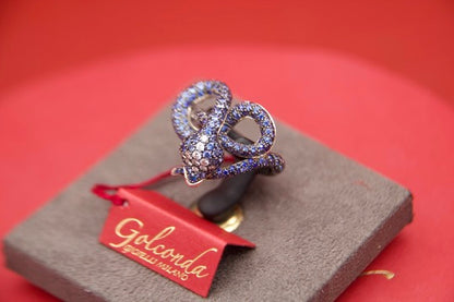 "Sculpture" Snake Ring