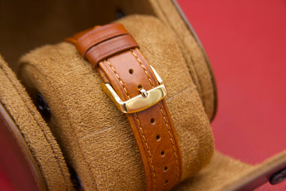 Orologio "Cronographe Suisse" anni 50 in oro 18kt
