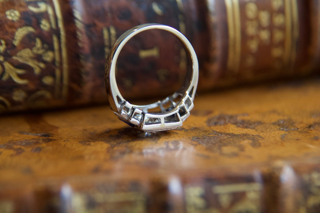 Anello solitario 0,77ct Art Decò 1930' francese