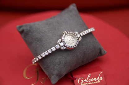 Orologio gioiello  "Longines" Vintage con diamanti