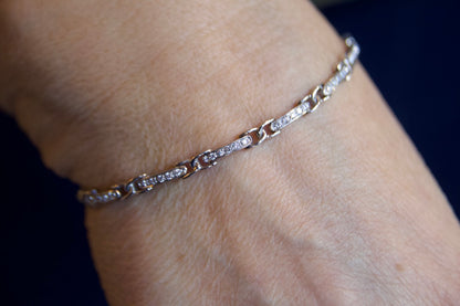 Bracciale con diamanti vintage