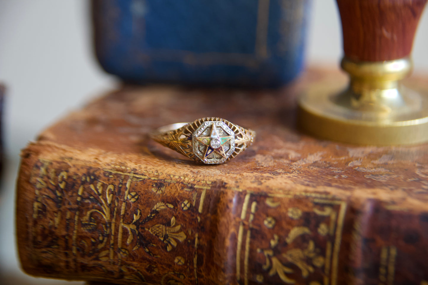 American ring from the 40s with incredible craftsmanship