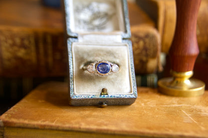 Early 1900s "unheated" sapphire ring