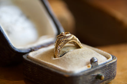 American ring from the 40s with incredible craftsmanship