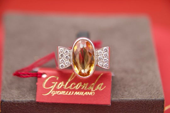 Vintage Ring with "Imperial Topaz"