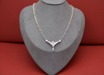 Fancy diamond necklace