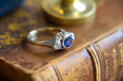 Early 1900s "unheated" sapphire ring