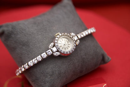 Orologio gioiello  "Longines" Vintage con diamanti