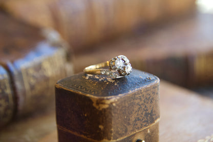 Anello Toi & Moi  Art Nouveau Francese