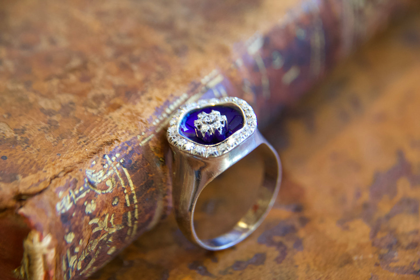 Anello anni 50 "Notte Stellata"