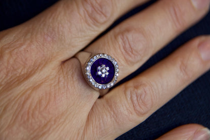 Anello anni 50 "Notte Stellata"