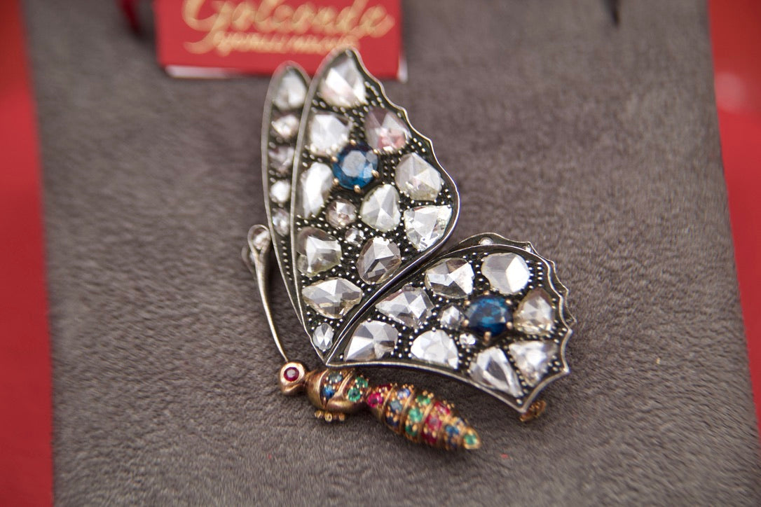 Spilla farfalla anni '40