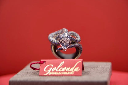 "Sculpture" Snake Ring