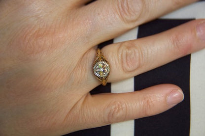 American ring from the 40s with incredible craftsmanship