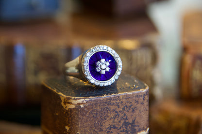 Anello anni 50 "Notte Stellata"