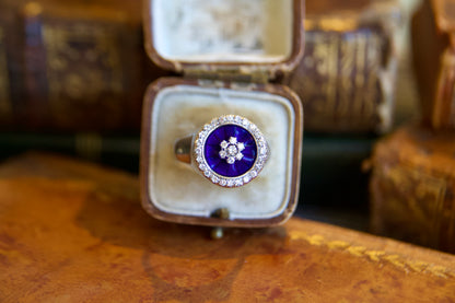 Anello anni 50 "Notte Stellata"