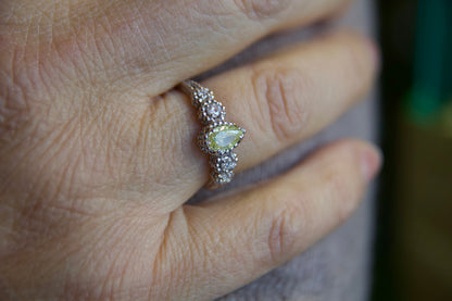 Fancy diamond ring