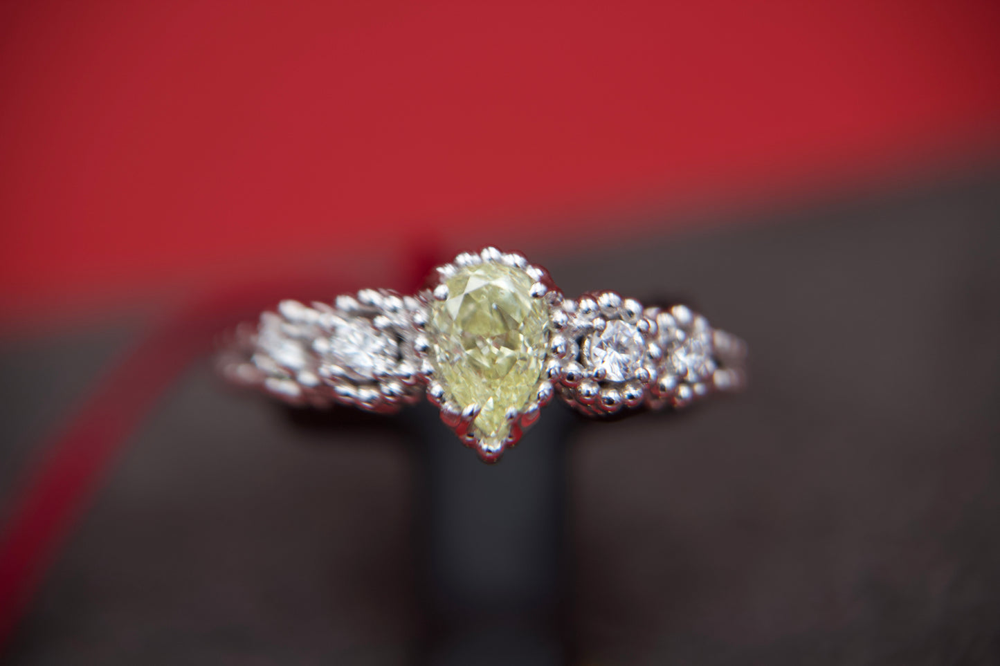 Fancy diamond ring