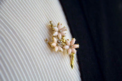 Spilla vintage con opali