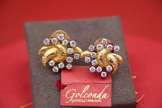 Orecchini vintage con diamanti