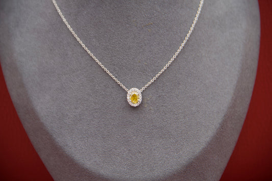 Collana diamante fancy