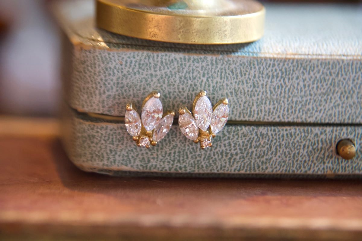 Orecchini  Vintage Marquise