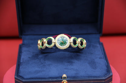 Orologio  in oro con smalto