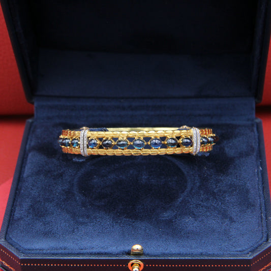 Bracciale  rigido  con zaffiri