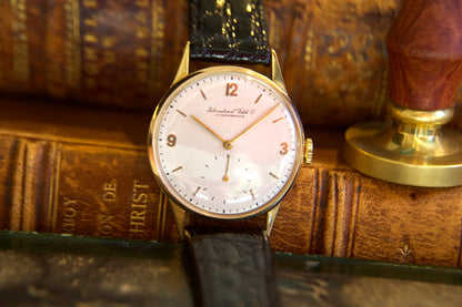 1950s IWC 18KT gold watch