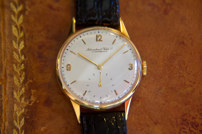 1950s IWC 18KT gold watch