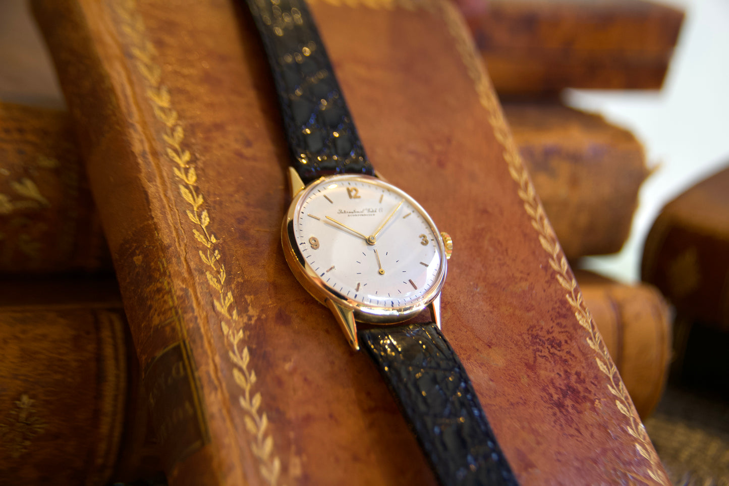 1950s IWC 18KT gold watch